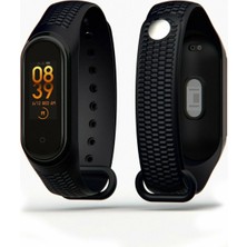 Koyu Siyah Xiaomi Mi Band 5 Kordon, Demir İletişim ile Uyumlu Yumuşak ve Kolay Kullanım