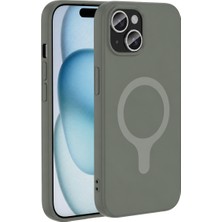 Marka Kolik Joko Apple iPhone 14 Z Silikon Magsafe Kapak - Gri