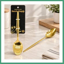 S'82 Metal Altın Servis Kaşığı 27 cm BZS82