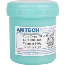Amtech NC-559-ASM 100g Profesyonel Kullanım için Şeffaf Flux Krem Lehim Malzemesi