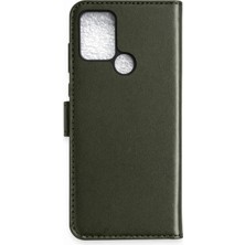 Csmo-Tex Newface Tecno Pova Kılıf Tr S Plus Kapaklı Kılıf - Yeşil