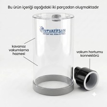 İnovatifsan Inovatifsan Kavanoz Vakumlama Haznesi ve Konektörü