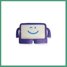 S'82 iPad Pro 13 (2024) Karakter Tablet Silikon - Mor BZS82