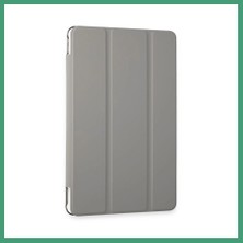 S'82 Samsung Galaxy Tab A9 Kılıf Tablet Smart Kılıf - Gri BZS82