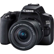 Canon Eos 250D 18-55MM Is Stm Kit SLR Dijital Fotoğraf Makinası SD Hafıza Kartı Desteği ile