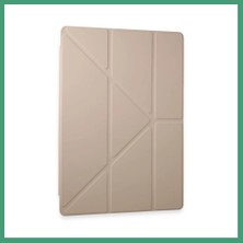 S'82 Samsung Galaxy X910 Tab S9 Ultra 14.6 Kılıf Kalemlikli Mars Tablet Kılıfı - Rose Gold BZS82