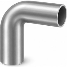 Metal Deposu Alüminyum Boru 8mm Dirsek 90 Derece