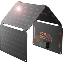 Milas Toptan Flexsolar E30 Taşınabilir Güneş Paneli 30W