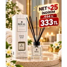 Royal Mum   Beyaz Sabun - White Soap - 100 ml Çubuklu Oda Ve Ortam Kokusu