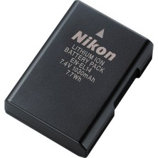 Nikon Li-Ion Batarya EN-EL14a 1030mAh Şarj Edilebilir Batarya Orijinal Ürün ile Uyumlu Siyah