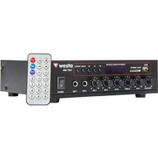 Westa WM-750U 80 Watt Usb/Sd Hat Trafolu Anfi 100 Volt Çoklu Kanal Bağlantı Özellikli