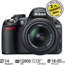 Nikon D3100 18-55mm VR Kit 14.2 MP 3” LCD DSLR Dijital Fotoğraf Makinesi