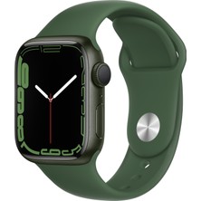 Apple Watch Seri 7 41MM Yeşil Alüminyum Kasa ve Spor Kordon- Regular MKN03TU/A GPS Özellikli Akıllı Saat