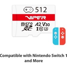 Patriot 512GB Viper Gaming Series V30 A2 Micro Sd Hafıza Kartı (PV512GGM32MCX)