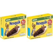 TeknoKapsül Nesquik Kakaolu Tam Tahıllı Bar 25 Gram 4'lü Paket 2li Paket