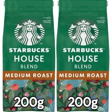 TeknoKapsül Starbucks House Blend Öğütülmüş Kahve 200 G (2 Paketi)