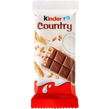TeknoKapsül Kinder Country Tahıllı ve Sütlü Dolgulu Sütlü Çikolata 23,5 gr