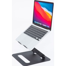Mufamet Basic-3 Çelik Laptop Standı 60Kg Kapasite Tüm Modellerle Uyumlu Ayarlanabilir Özellikler