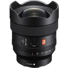 Sony Fe 14MM F1.8 GM Lens 14mm Ultra Geniş Açılı Yüksek Keskinlikte E Mount Uyumlu Siyah Geniş Açı Lens