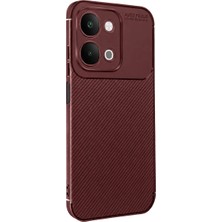 Rs Vivo Y31D Auto Karbon Kapak - Bordo