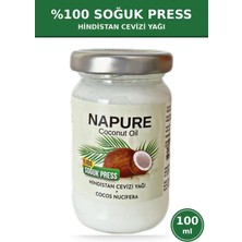 Napure Hindistan Cevizi Yağı %100 Doğal Soğuk Sıkım  Coconut Oil