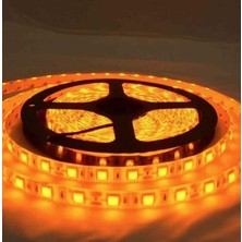 Cata 10 Çipli İç Mekan Silikonsuz Şerit Led-5m (Amber) CT-4485