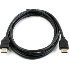 D-Smart Standart 1.8 M HDMI Kablo Siyah Renk Esnek Yapı ile Geniş Uyumluluk Sağlayan Bağlantı