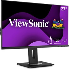 TemmuzX VG2755-2K (27 IPS Qhd HDMI Dp Type-C USB Hub Ergonomik Pivot Yükseklik-Ayarlı 40TILT 3 Kenar Çerçevesiz) Ofis Monitörü