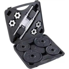 TemmuzX Dambıl Seti - 20 kg Siyah
