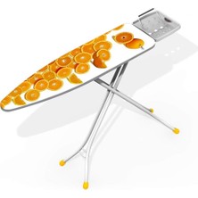 TemmuzX Bu Ütü Masası, Güçlendirilmiş Kaymaz, Buzlu Su Için Kapak, Katlanabilir, Otel ve Ev Için, Sıcak Giysiler Için Çamaşır Askısı, L130W33H70-90 cm