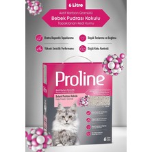 TemmuzX Aktif Karbon Granüllü & Bebek Pudrası Kokulu Bentonit Kedi Kumu 6 Litre