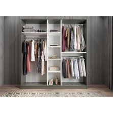 Baramolife Eko 5 Kapaklı Gardırop - G.B.E_200
