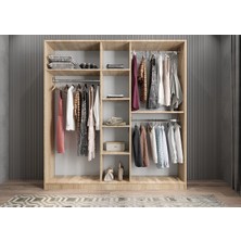 Baramolife Eko 5 Kapaklı Gardırop - G.B.E_225