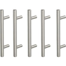 TemmuzX 5 Adet Keijo Inox 224MM Paslanmaz Kulp (Mobilya, Dolap Kulbu, Kulp Modeli)