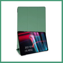 S'82 iPad 2025 10.9 10.nesil (A16) Kılıf Tablet Smart Kılıf - Koyu Yeşil BZS82