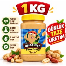 Osmaniye Fıstık Ezmesi 1  KG Günlük Üretim  Saf  Yer Fıstığı Ezmesi (ilave şeker içermez)