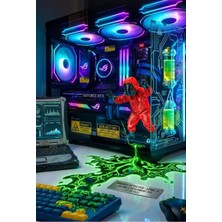 Hobifabrik Atölye Quarantine Agent Kasa İçi Figür - Gaming PC Kasa Dekoru, Bilgisayar Kasası Aksesuarı, Yayıncı Masası Biblo 10 cm