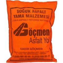 Göçmen Asfalt Yol Göçmen Soğuk Asfalt Yama Malzemesi 35 kg Beton Uygulama Yüzeyine Uygun Yüksek Performans