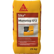 Sika Monotop -612 Gri Çimento Esaslı Tamir Harcı 25 kg Beton Yüzeyler İçin Yüksek Dayanım