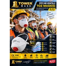 Tower Mask Ffp2 Ventilli Maskesi Maskesi
