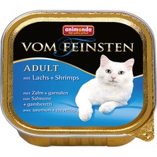 Animonda Vom Feinsten Somonlu ve Karidesli Yetişkin Kedi Konservesi 100G