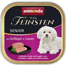 Animonda Vom Feinsten Kümes Hayvanlı Kuzulu Yaşlı Köpek Konservesi 150G