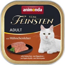 Animonda Vom Feinsten Tavuk Ciğerli Yetişkin Kedi Konservesi 100G