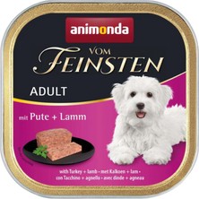 Animonda Vom Feinsten Hindili ve Kuzulu Yetişkin Köpek Konservesi 150G