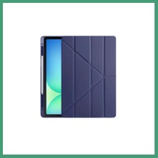 S'82 iPad Pro 11 (2024) Kılıf Kalemlikli Hugo Tablet Kılıfı - Lacivert BZS82