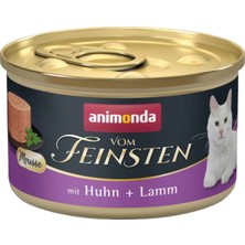 Animonda Vom Feinsten Tavuklu ve Kuzulu Yetişkin Kedi Konservesi 85G
