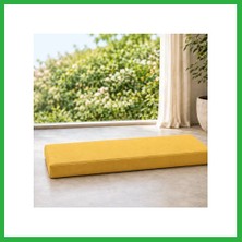 Elmyra Store Dikdörtgen Blok Bank Minderi · 50 × 100 × 7 cm | Hardal | Dış Mekân Elm