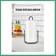 S'82 Metal Kağıt Havluluk & Dik Havlu Peçetelik Siyah 28 cm BZS82