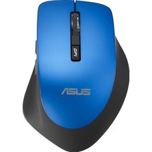 Asus WT425 Kablosuz Optik Mavi Mouse 1600 DPI Ev - Ofis Kullanımı İçin Sessiz Tıklama Özellikli