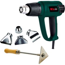 KL Pro KLSH7303 2000 W Güçte Profesyonel Sıcak Hava Tabancası 2 Kademeli Isı Ayarı ile Konforlu Kullanım